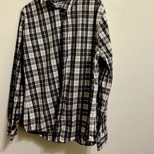 Express extra slim fit long sleeve button down.